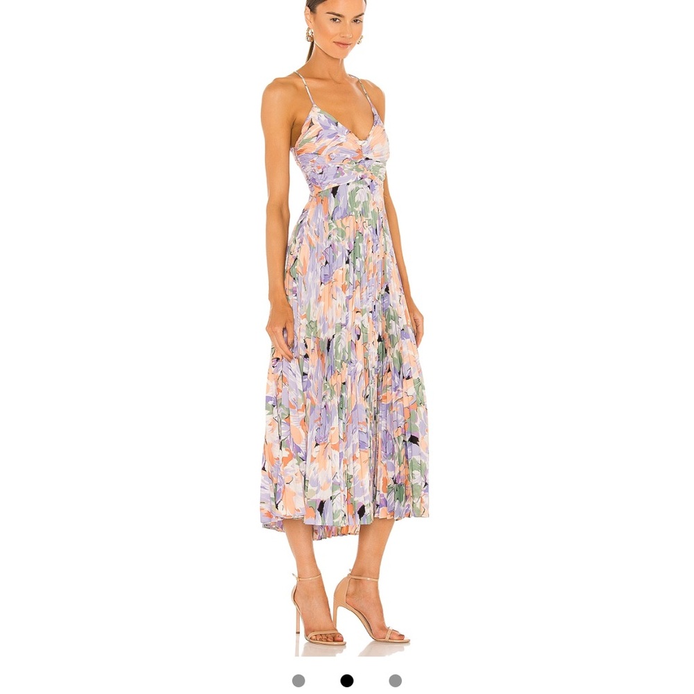 Astr Blythe Dress in Pastel Multi